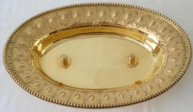 Antique solid silver gilt Antique French Cruets